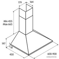 Кухонная вытяжка Jetair Gaia AN/A/60