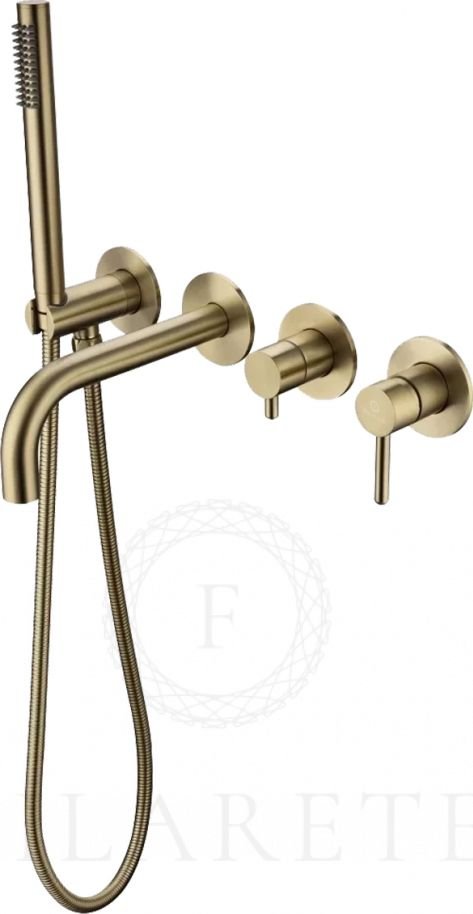 Смеситель Filarete Roun FL2122 (Матовое золото)