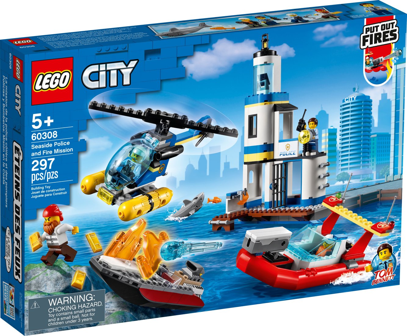 

Конструктор LEGO City 60308 Операция береговой полиции и пожарных