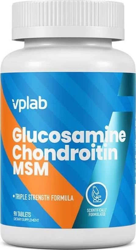 

Комплекс Vplab Glucosamine+Chondoitine+MSM (90 таблеток)