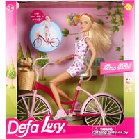 Кукла Defa Lucy на велосипеде 8276