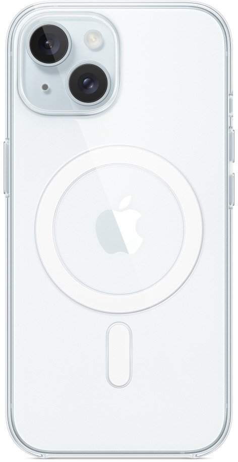 

Чехол для телефона Apple MagSafe Clear Case для iPhone 15 (прозрачный)