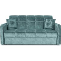 Диван Мебель-АРС Аккордеон Свег НПБ 180x200 (велюр мятный Plush OWV-27)