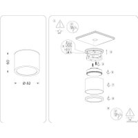 Точечный светильник Ambrella light IP Protect TN6550