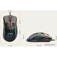 Игровая мышь Glorious Model D Minus (глянцевый черный)