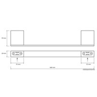 Держатель для полотенца Bemeta Nero 135004040