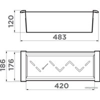 Коландер Omoikiri CO-04 GM 4999057