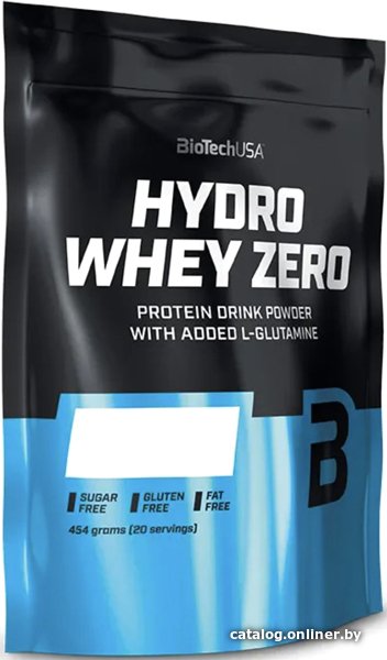 Протеин сывороточный (гидролизат) BioTech USA Hydro Whey Zero (ваниль, 454 г)