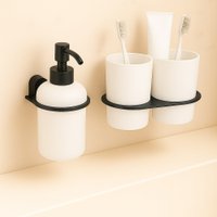 Набор аксессуаров для ванной Lauter 21SH2062 + 21SH42092 + 21SH2092 + 21SH42012 (Matt Black, 4 предмета)