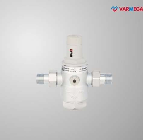 Запорная арматура Varmega Редуктор давления 1/2, PN25 с разъемными соединениями VM12901