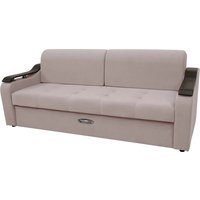 Диван Сириус Лидер-4 ППУ (Eva 05 велюр светло-бежевый)