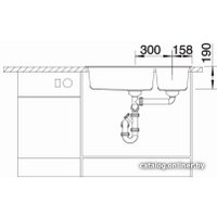 Кухонная мойка Blanco Metra 9 525936 (черный)