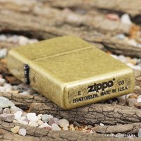 Зажигалка Zippo Classic 201FB Antique Brass