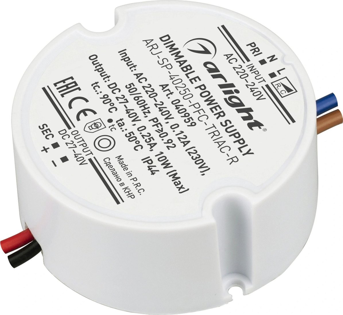 

Блок питания Arlight ARJ-SP-40250-PFC-TRIAC-R 040959