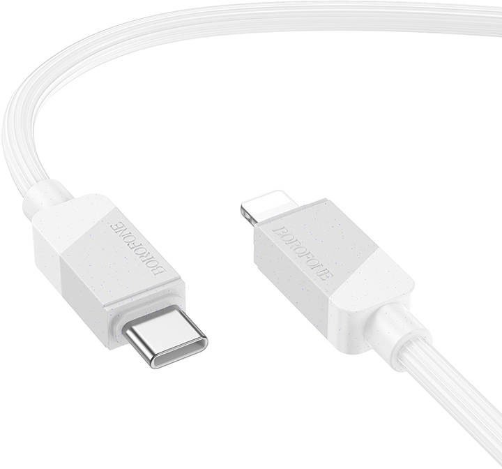 

Кабель Borofone BX107 USB Type-C - Lightning (1 м, белый)