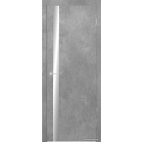 Межкомнатная дверь Юркас Stark ST12 ДО 80x200 (бетон светлый/зеркало)