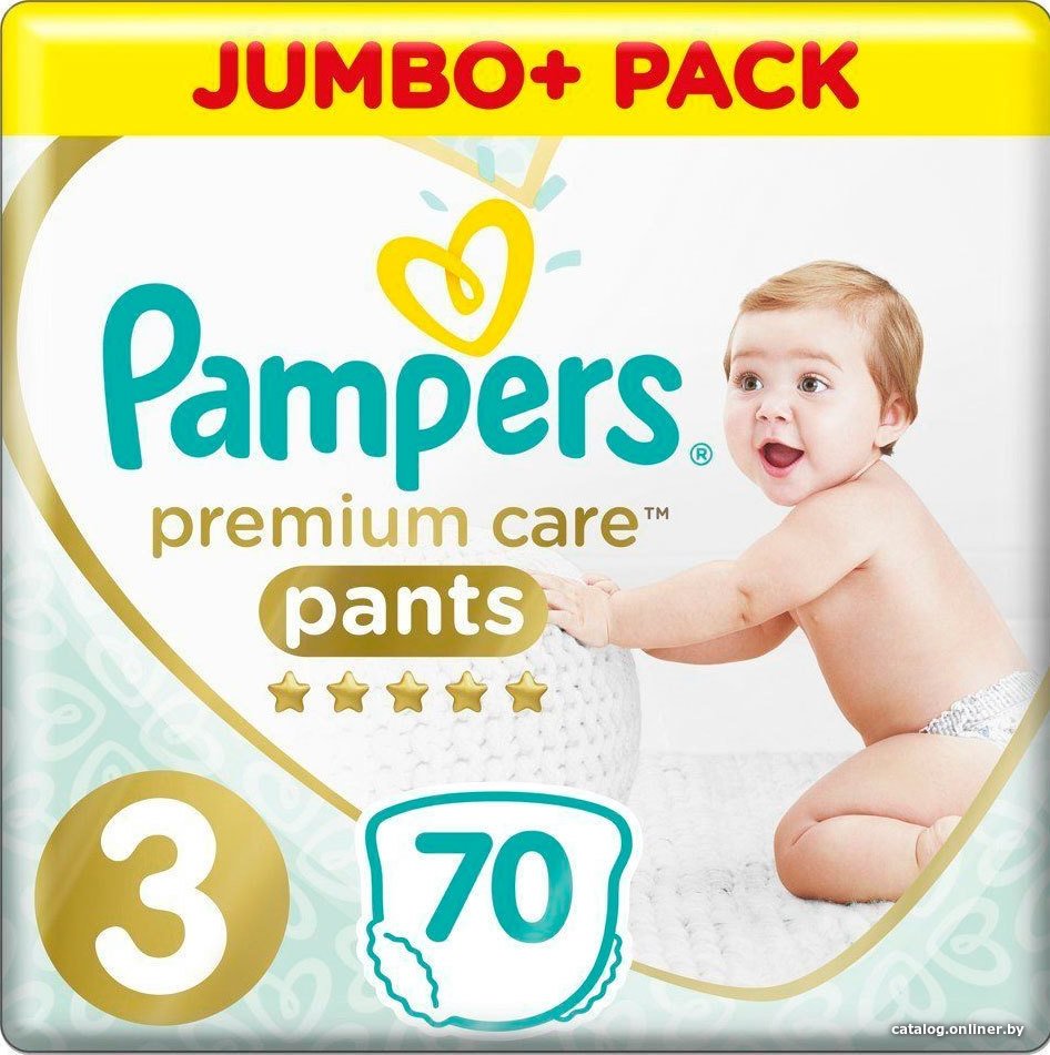 Трусики-подгузники Pampers Premium Care Pants 3 Midi (70 шт)