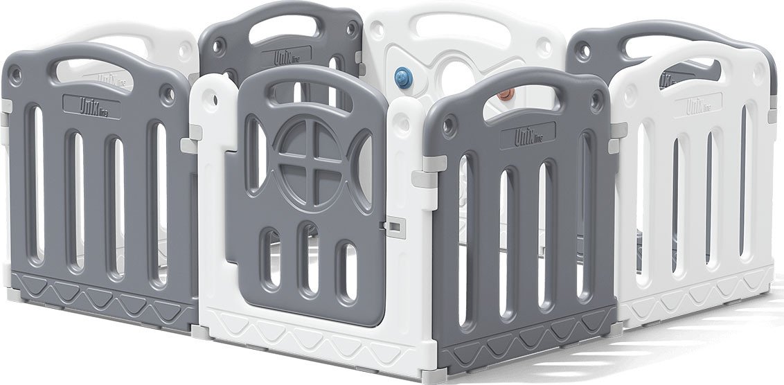 

Игровой манеж UNIX kids Classic 126x120 Grey