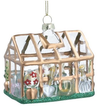 Елочная игрушка Gisela Graham Potting Shed Оранжерея 1857