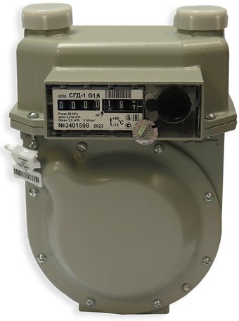 Счетчик газа БелОМО СГД-1-2-1-G1.6 (правый)