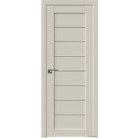 Межкомнатная дверь ProfilDoors 71U L 70x200 (магнолия сатинат, стекло графит)