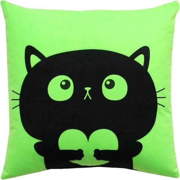 

Декоративная подушка Matex Meow 43-621 (салатовый)