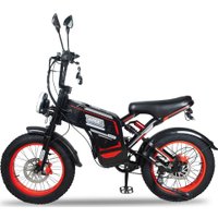 Электровелосипед Minako Apex 2025 (черный/красный)
