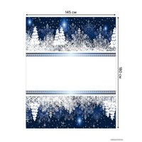 Скатерть JoyArty Снежные ели tcox_37031_180x145 в Солигорске