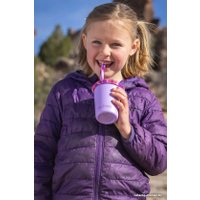 Многоразовый стакан Klean Kanteen Kid Cup Straw Lid 296мл (crocus petal)