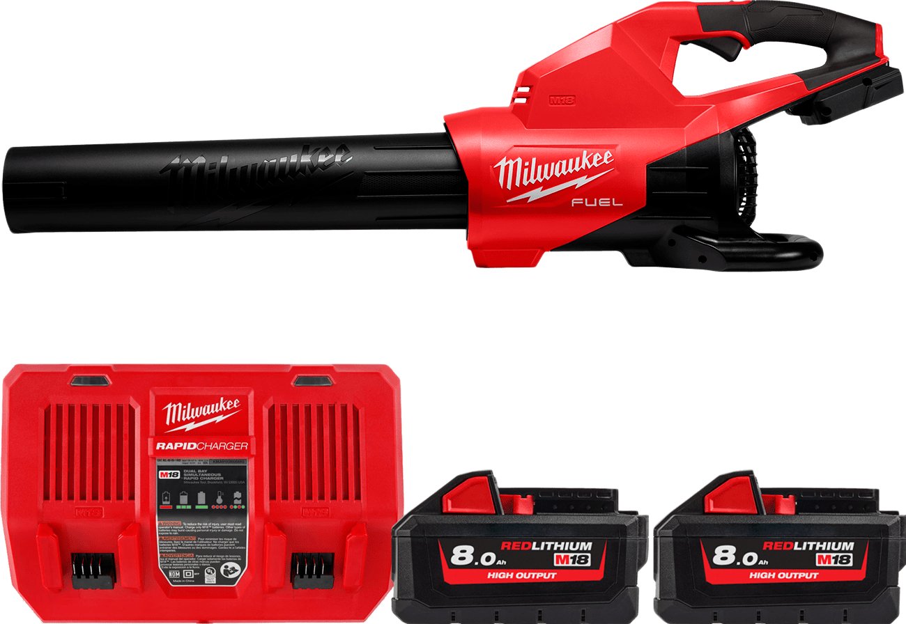 Садовая воздуходувка Milwaukee M18 FUEL M18F2BL-802 4933479988 (с 2-мя АКБ)