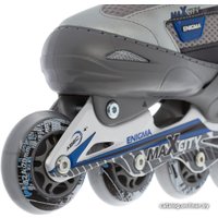 Роликовые коньки MaxCity Enigma Combo Boy (р. 30-33, серый/синий)