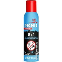 Аэрозоль против насекомых Picnic Extreme с ароматом ванили 5 в 1 150мл