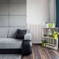 Декоративный экран Стильный дом Реечный 120х60см (ясень белый)