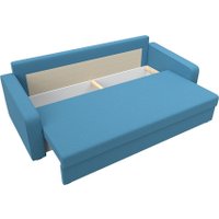 Диван Лига диванов Лига-009 124625 (рогожка амур голубой)