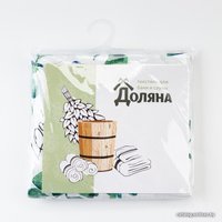 Полотенце Этель Эвкалипт 5472037 (белый/зеленый)