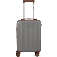 Чемодан-спиннер Grott 340-614/5-18 (светло-серый)