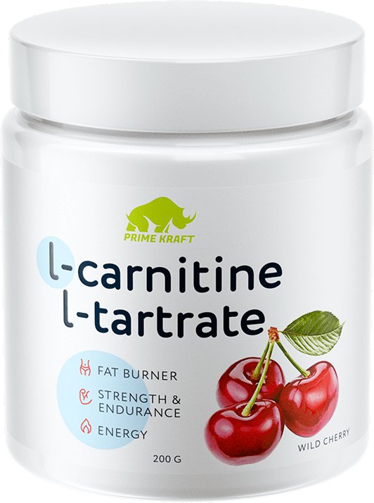 

L-карнитин Prime Kraft L-карнитин L-Tartrate (200г, дикая вишня)