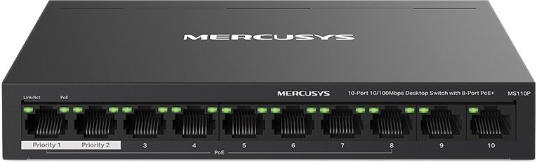 

Неуправляемый коммутатор Mercusys MS110P