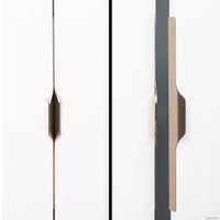  AKS накладная алюм. LINEA 320/397 матовое коралловое золото ЭКО