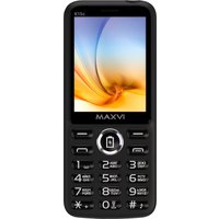 Кнопочный телефон Maxvi K15c (черный)