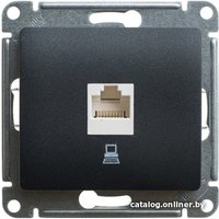 Розетка компьютерная Schneider Electric Glossa GSL000781K (антрацит)