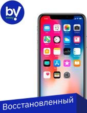 iPhone X 64GB Восстановленный by Breezy, грейд C (серебристый)