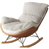 Кресло-качалка Mio Tesoro Монга-1 (оранжевый/белый)