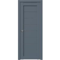 Межкомнатная дверь ProfilDoors 71U L 70x200 (антрацит, стекло графит)