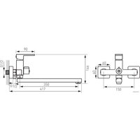 Смеситель Ferro Zicco BZI55A