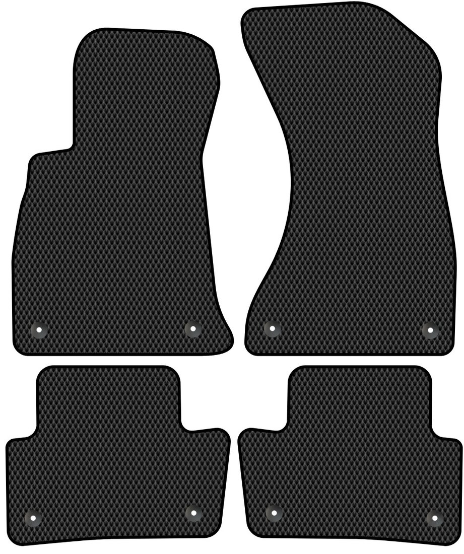 

Комплект ковриков для авто Alicosta Audi A4 Allroad quattro II (универсал / 8WH) 2016 - Н.В. (черный, ромб)