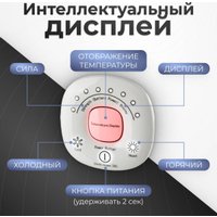 Перкуссионный массажер Calmer Pro MS1 (белый)