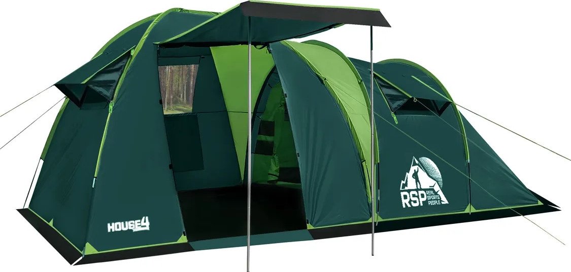 Кемпинговая палатка RSP Outdoors House 4 (зеленый)