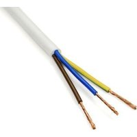 Провод силовой ВЭКЗ ПВС 3x1 (белый)