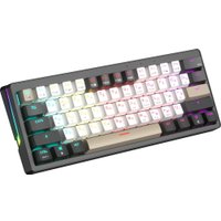 Клавиатура JEGG ZA61 White Black Brown (TNT Yellow)